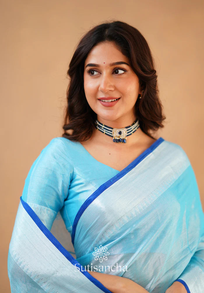 Balaram Saha: Heritage Handloom: Red and Gold Cotton Banarasi Saree