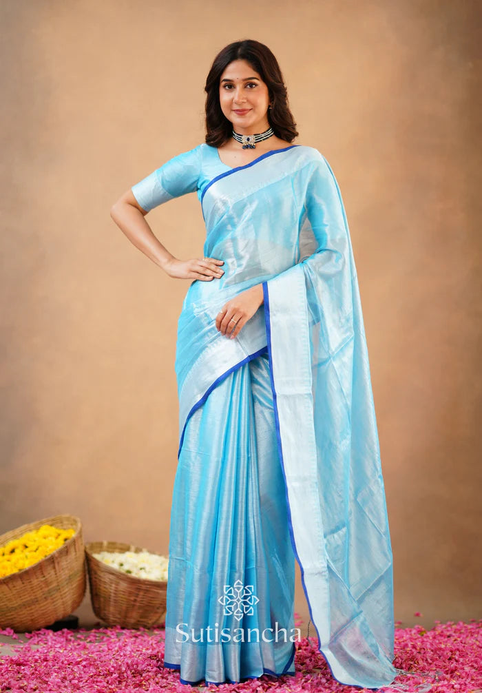 Balaram Saha: Heritage Handloom: Red and Gold Cotton Banarasi Saree